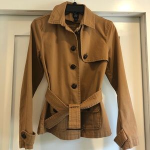 GAP Belted Short Tan Jacket